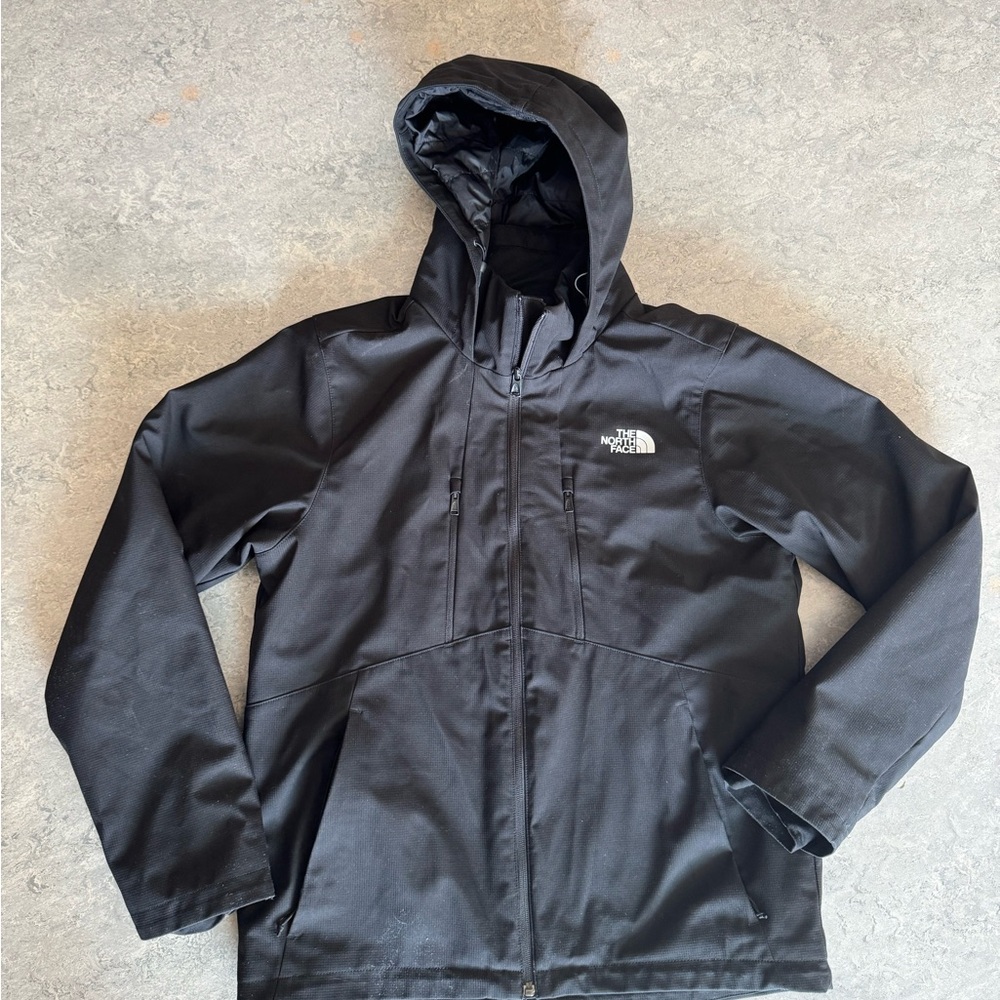 The North Face Black Raincoat Lightweight Waterproof Shell